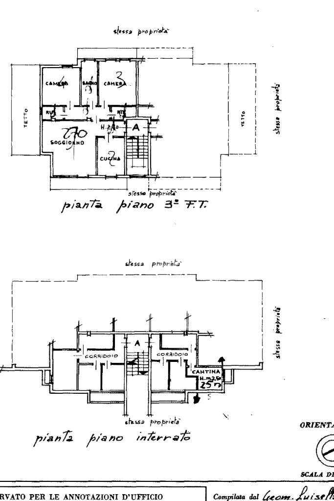 Quadrilocale Via de gregorio di sant'elia, Bricherasio - planimetria 1