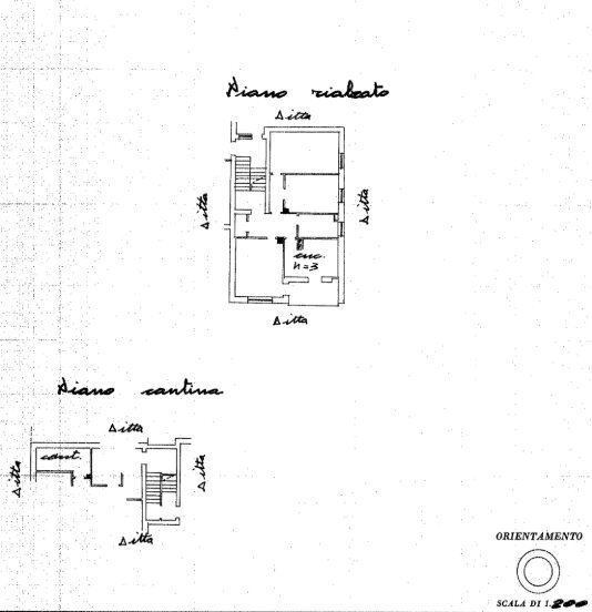 Four-room apartment Via Campo Sportivo, 10, Barge - floor plans 1