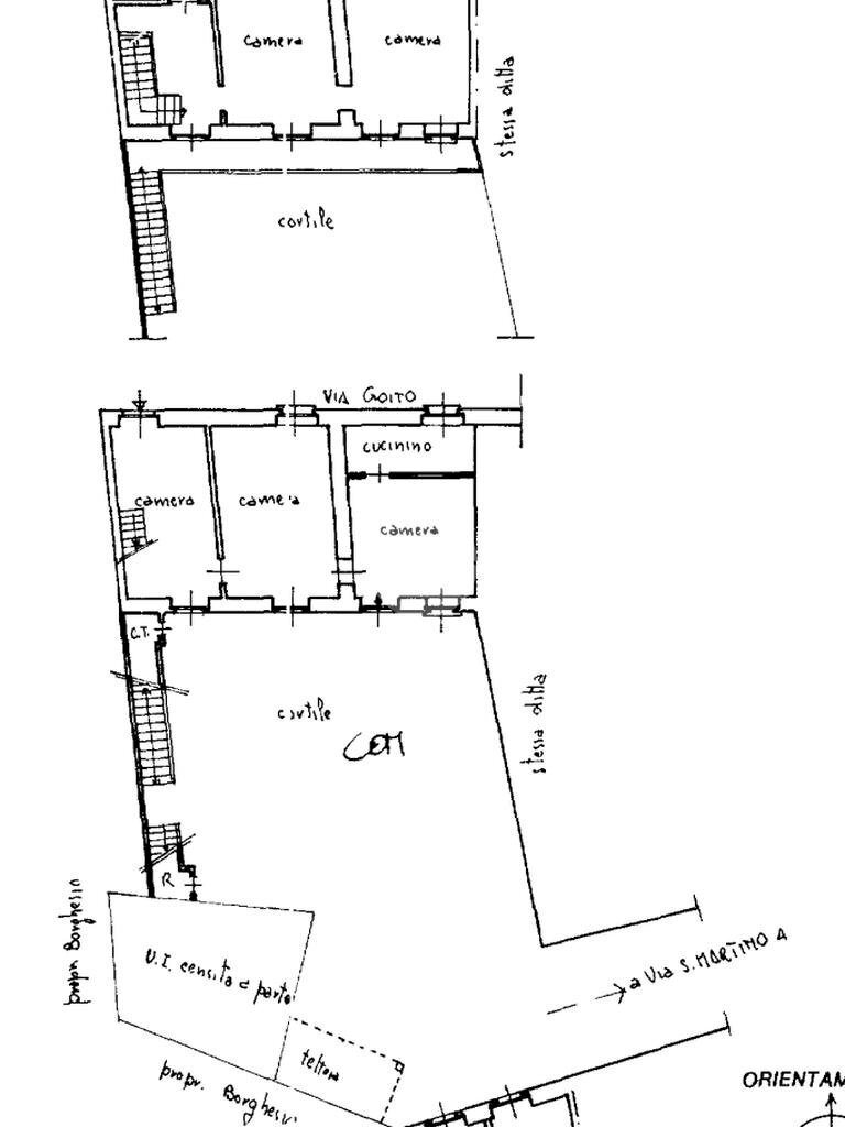Casa indipendente Via S. Martino, Montanaro - planimetria 1
