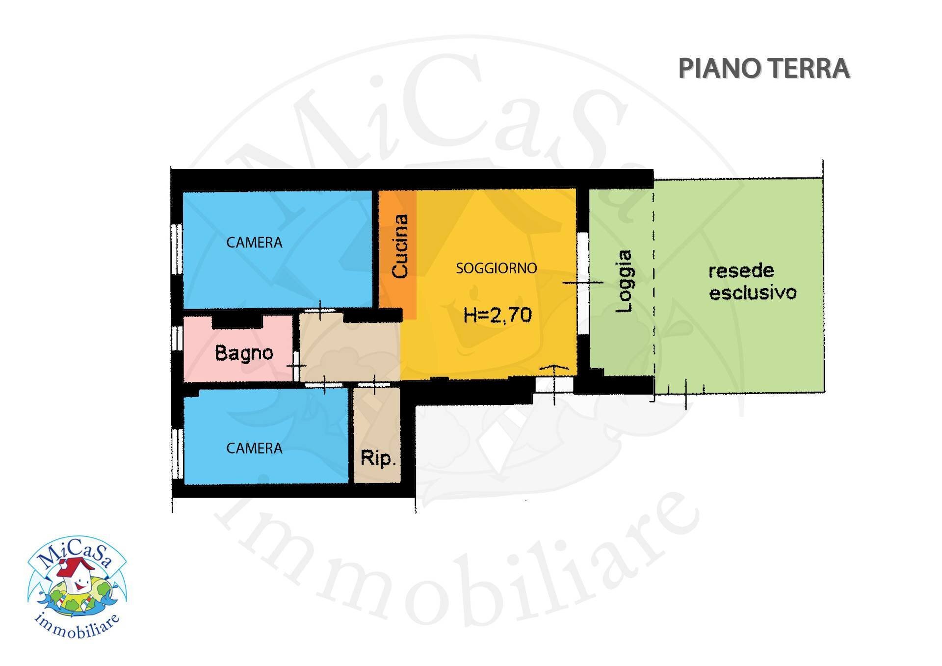 Foto 27 - Trilocale Via Delle Mimose
 
1, Pisa - planimetria 1