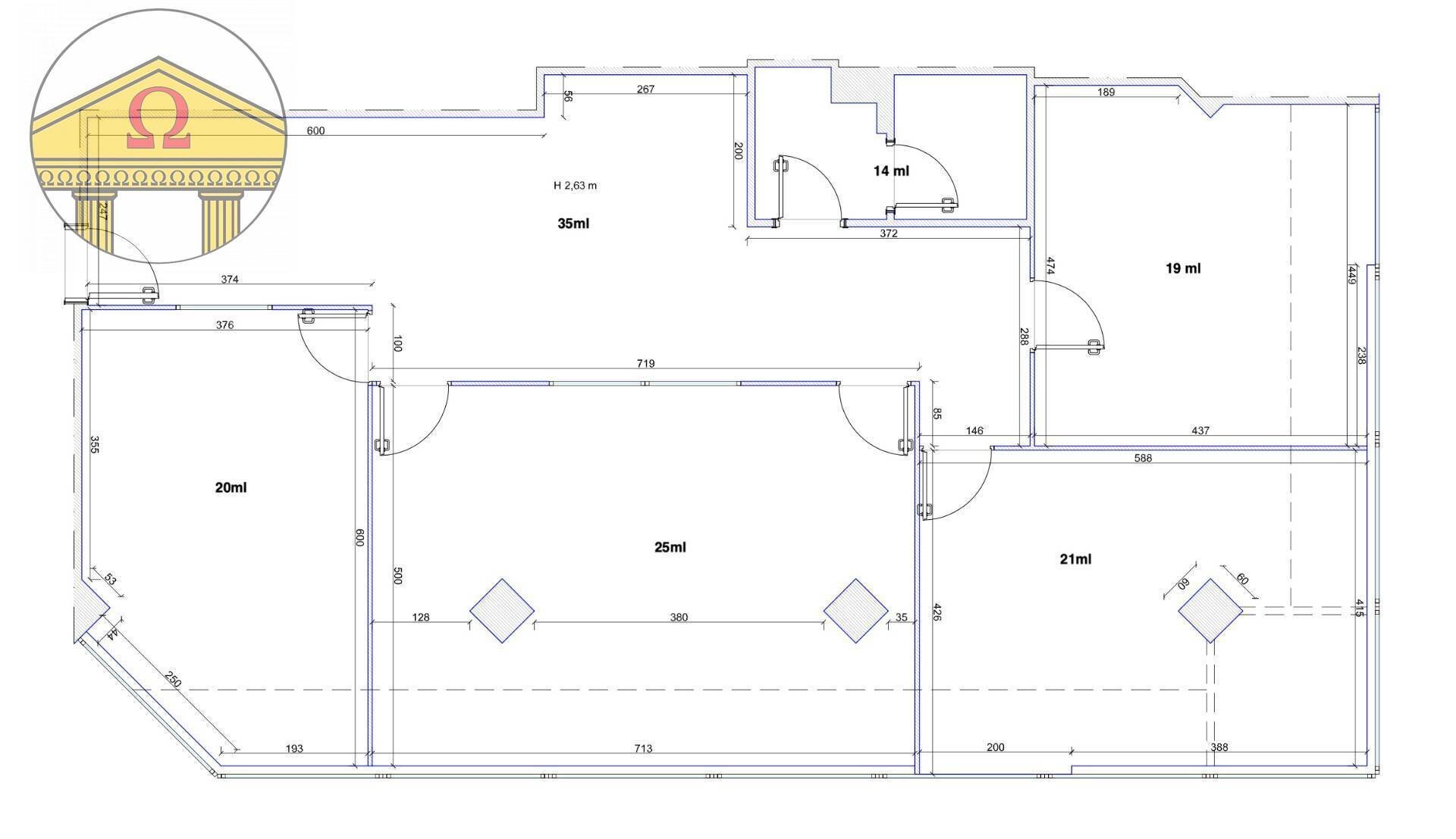Foto 1 - Ufficio Villorba - planimetria 1