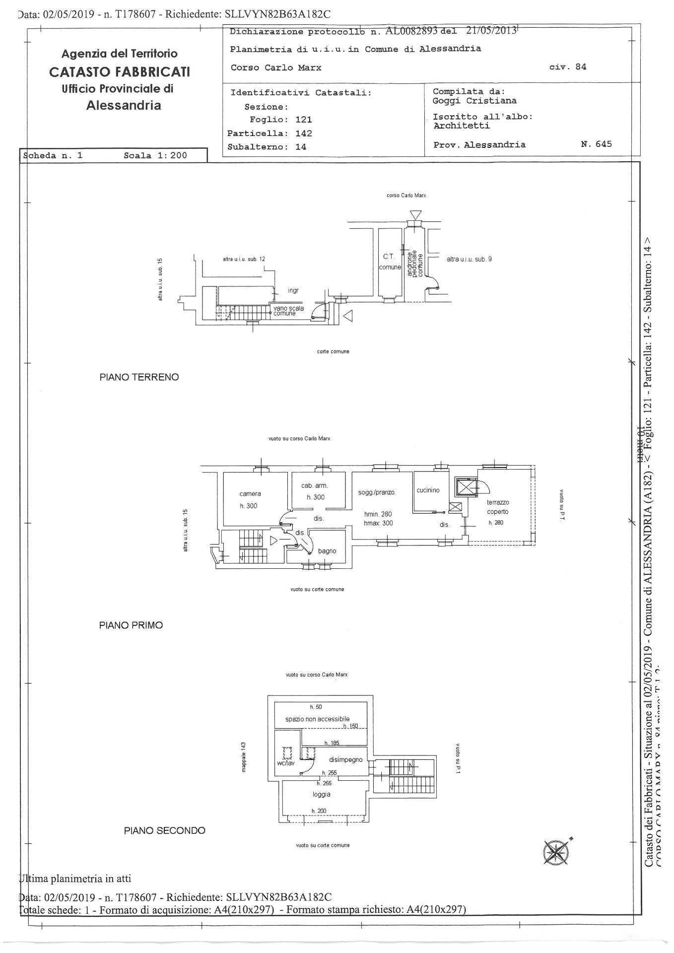 Foto 42 - Casa indipendente Alessandria - planimetria 1