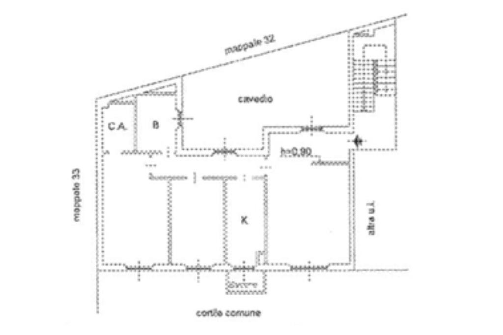 Three-room apartment Via degli Imbriani, Milano (neighborhood Bovisa) - floor plans 1