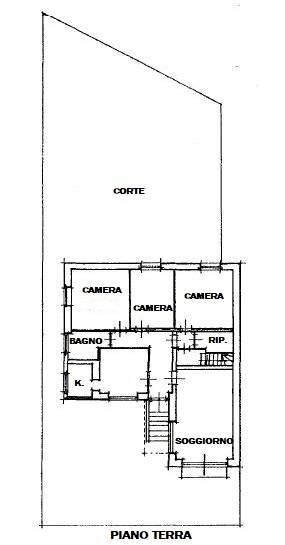 Foto 50 - Casa semi indipendente VIA MONTI, Fabriano - planimetria 1