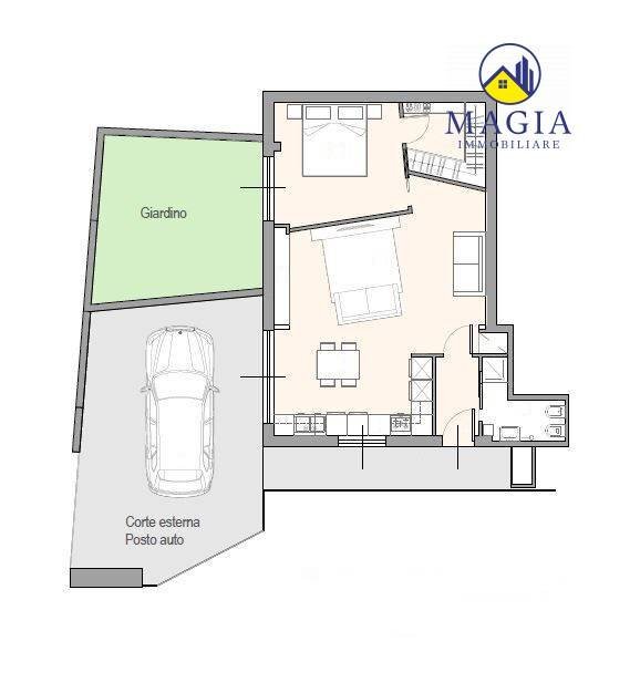 Foto 22 - Bilocale San Benedetto del Tronto - planimetria 1