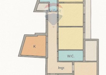 Pianta 2D - Appartamento via canfora
 
33, Catania - foto 7