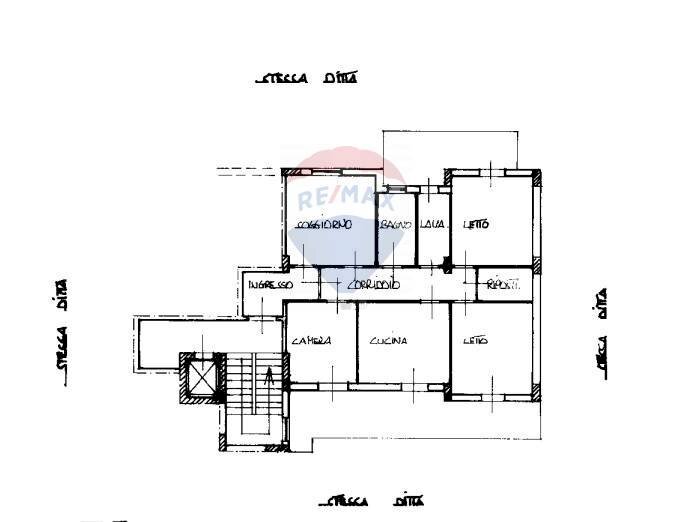 Pianta 2D - Appartamento Via Tenente Cataldo
 
36, Caltagirone - planimetria 1