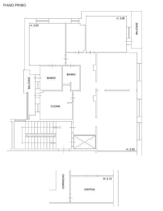 Foto 19 - Quadrilocale Lungotevere Della Vittoria, Roma - planimetria 1