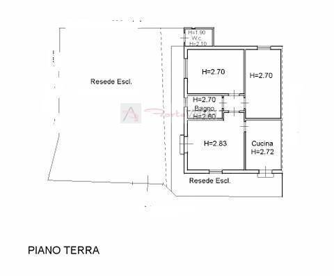 Foto 7 - Casa semi indipendente Forte dei Marmi - planimetria 1