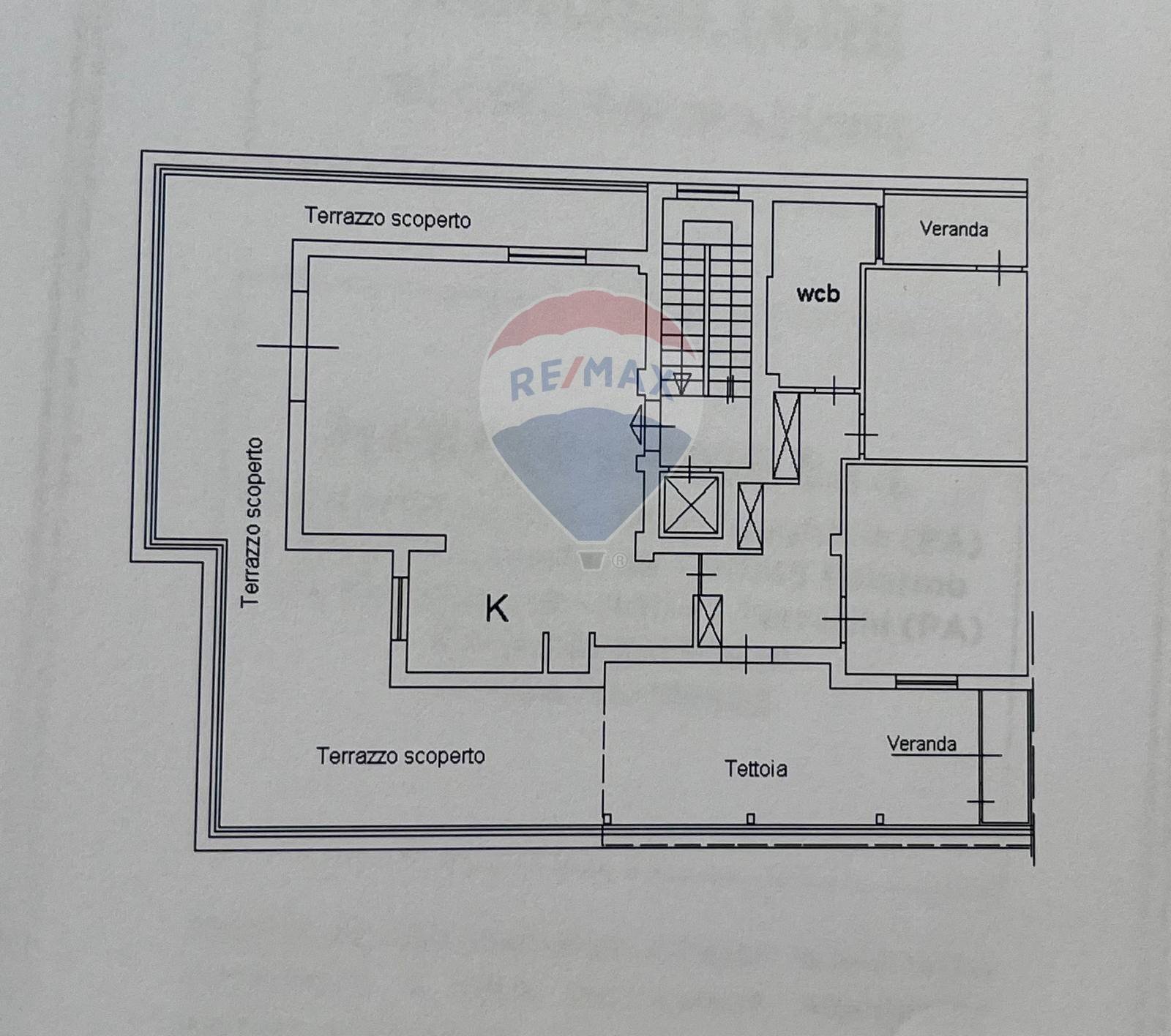Pianta 2D - Attic Via Attilio Barbera
 
14, Palermo - floor plans 1