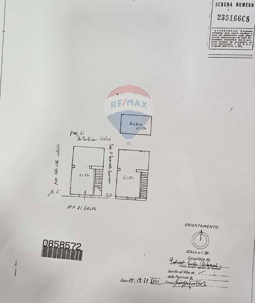 Pianta 2D - Casa indipendente Via Di Salvo
 
14, Bagheria - planimetria 1