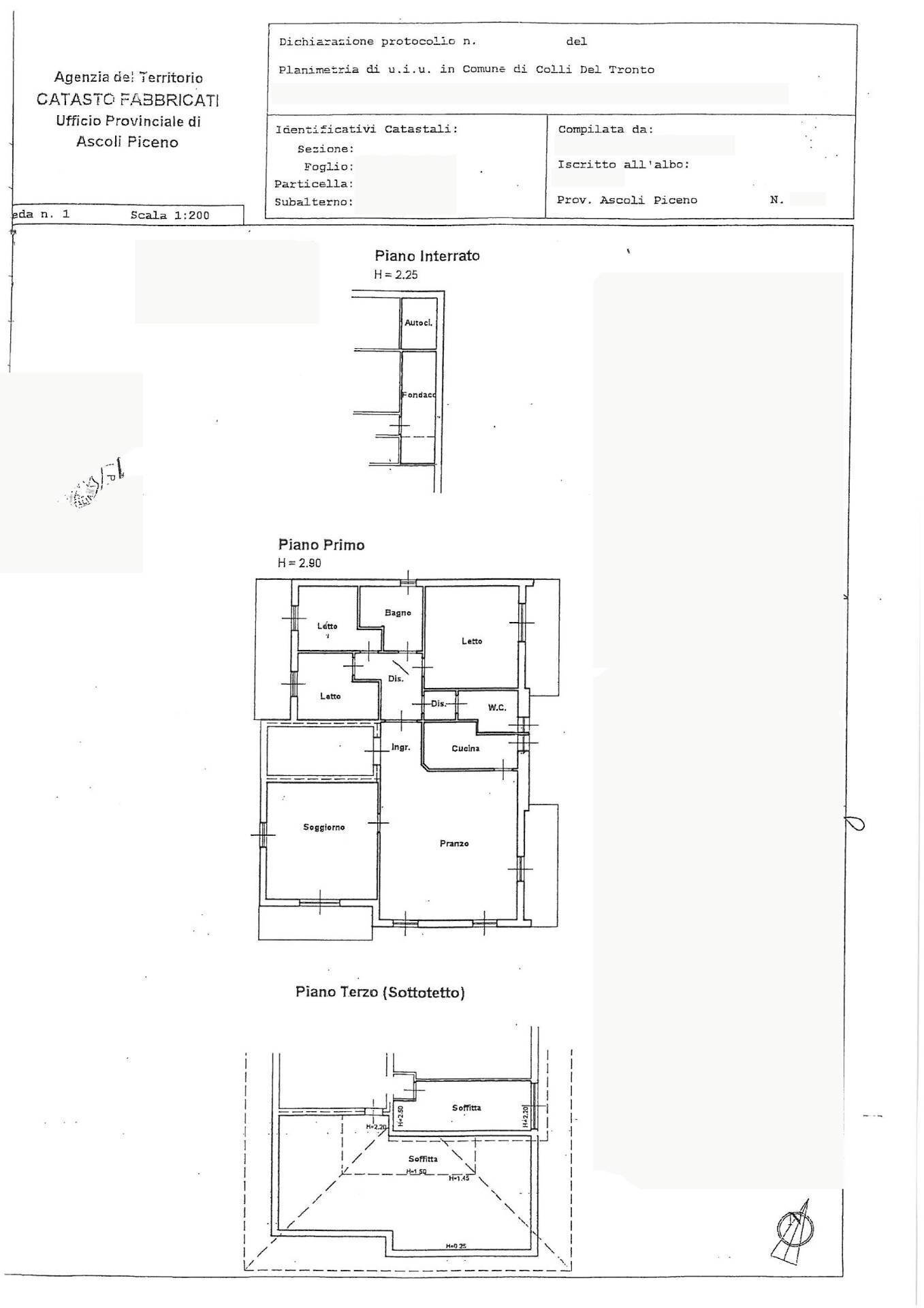 Foto 31 - Appartamento via salaria, Colli del Tronto - planimetria 1