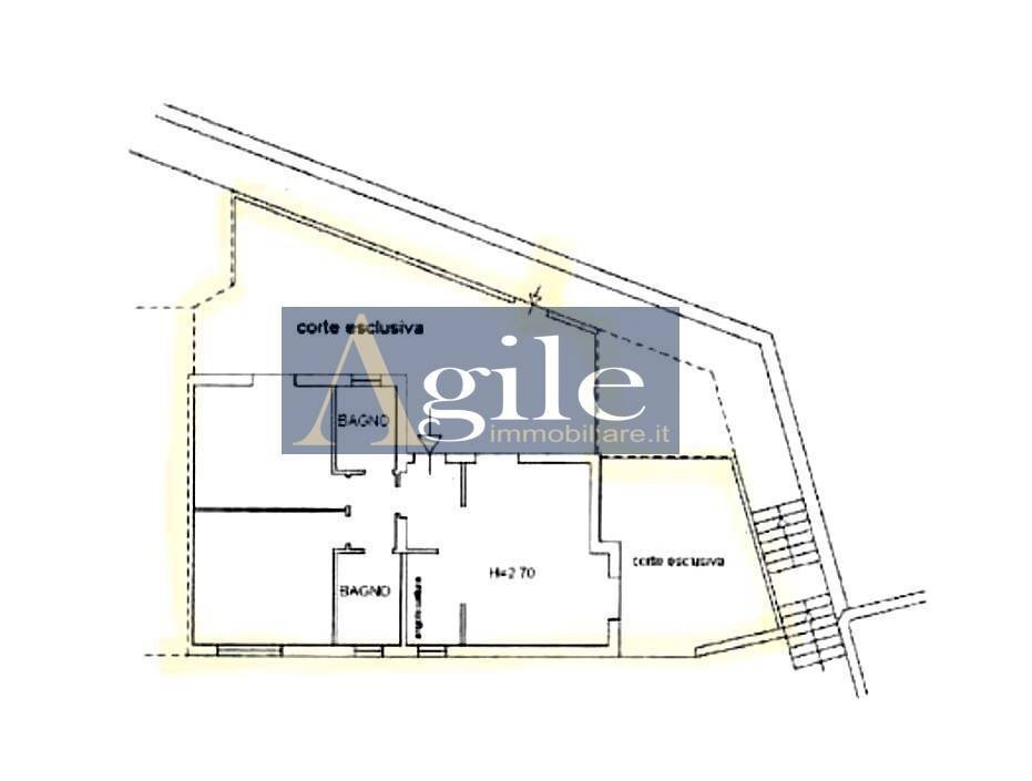 Foto 18 - Trilocale VIA EMILIA, Cupra Marittima - planimetria 1