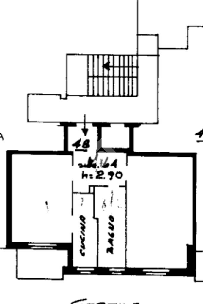 Two-room apartment Via Hermada, Milano (neighborhood Niguarda) - floor plans 1
