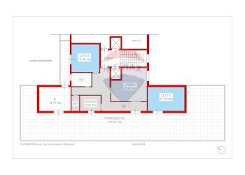 Pianta 2D - Trilocale Aloisio Juvara
 
143, Palermo - foto 3