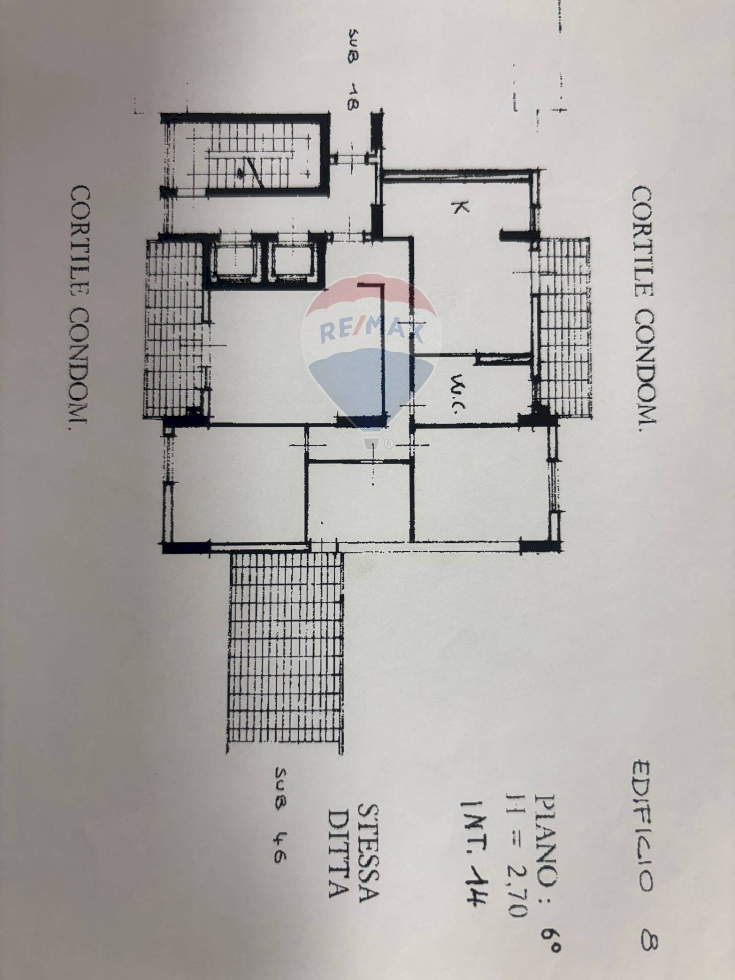 Pianta 2D - Quadrilocale via domenico russo
 
16, Palermo - planimetria 1
