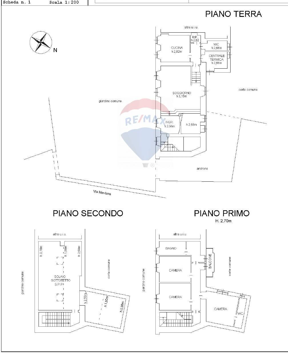 Pianta 2D - Quadrilocale via mentana
 
2, Besozzo - planimetria 1
