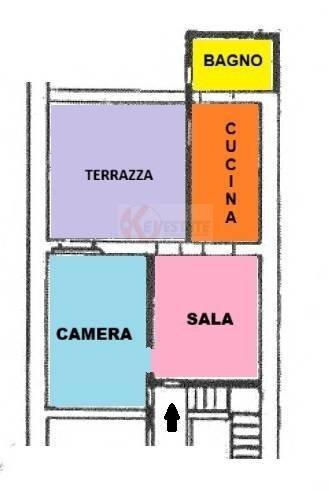 Foto 26 - Three-room apartment via Cervi
 
39, Sassari - floor plans 1