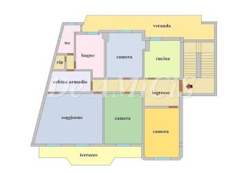 Planimetria - Quadrilocale via Roma, 5, Ventimiglia - foto 40