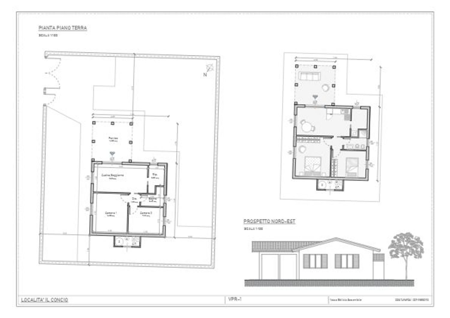 planimetria - Villa Roma, Nepi - planimetria 1