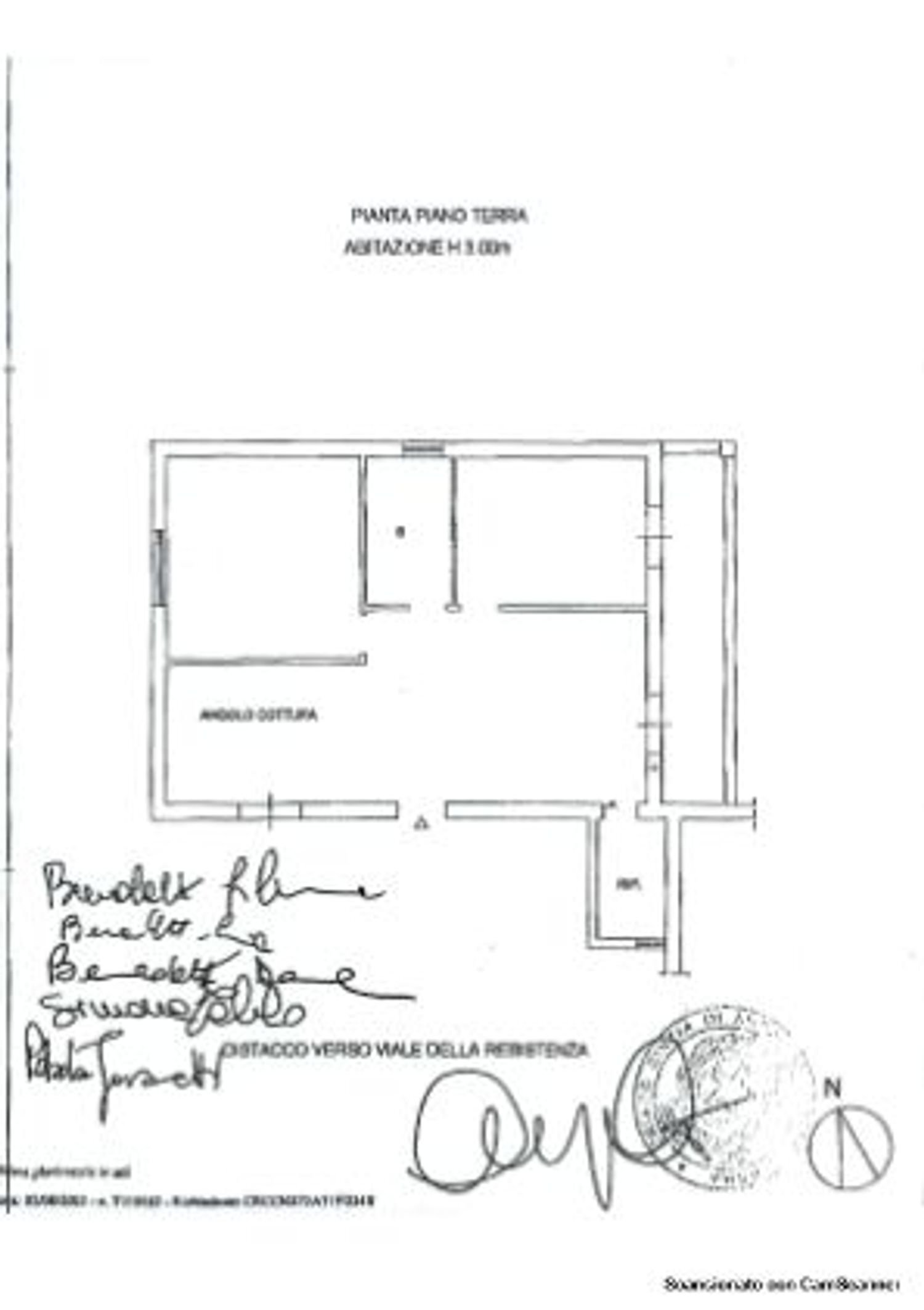 planimetria - Villa di Piazza Fontana, Mazzano Romano - planimetria 1