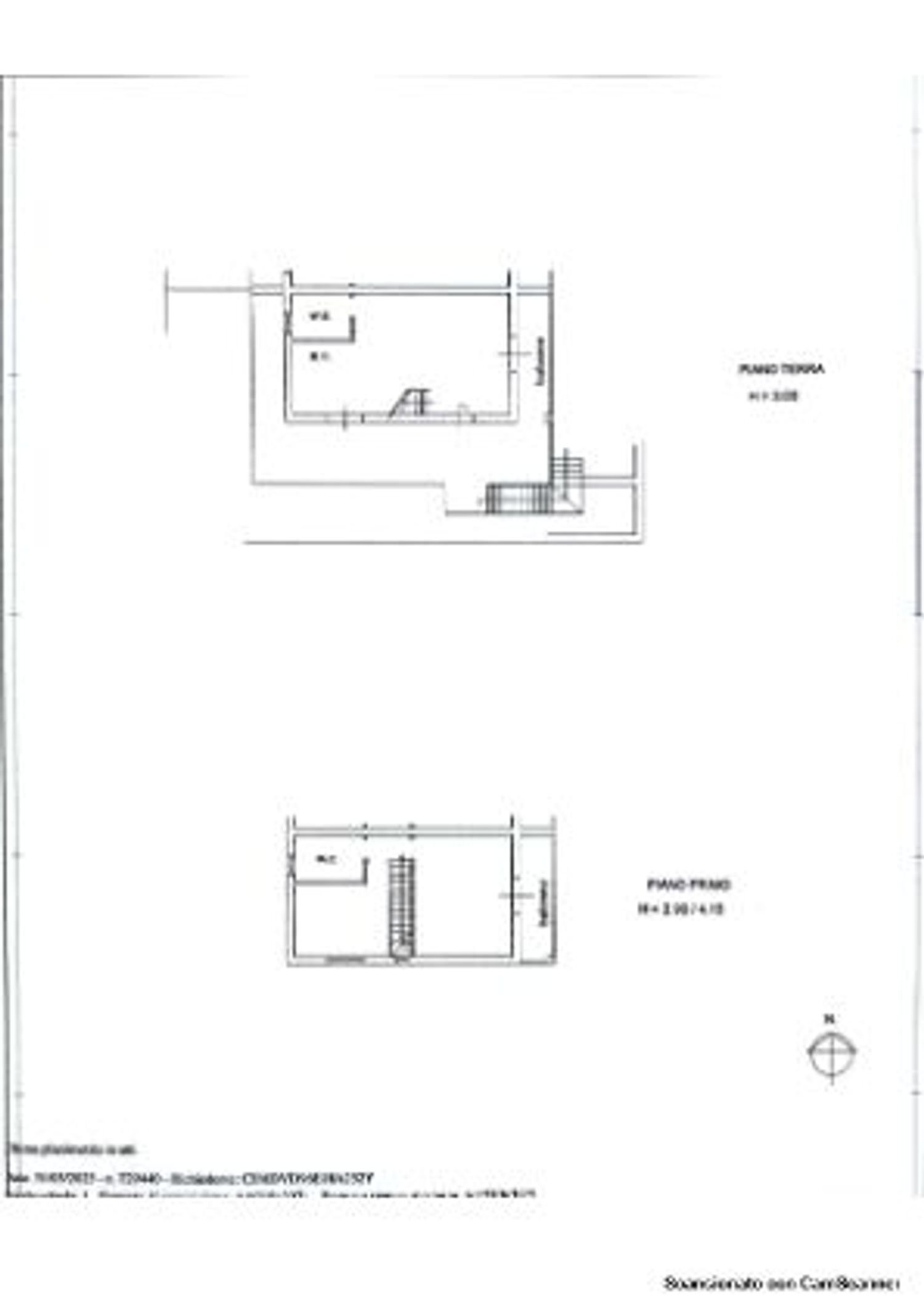 planimetria - Casa semi indipendente di Piazza Fontana, Mazzano Romano - planimetria 1
