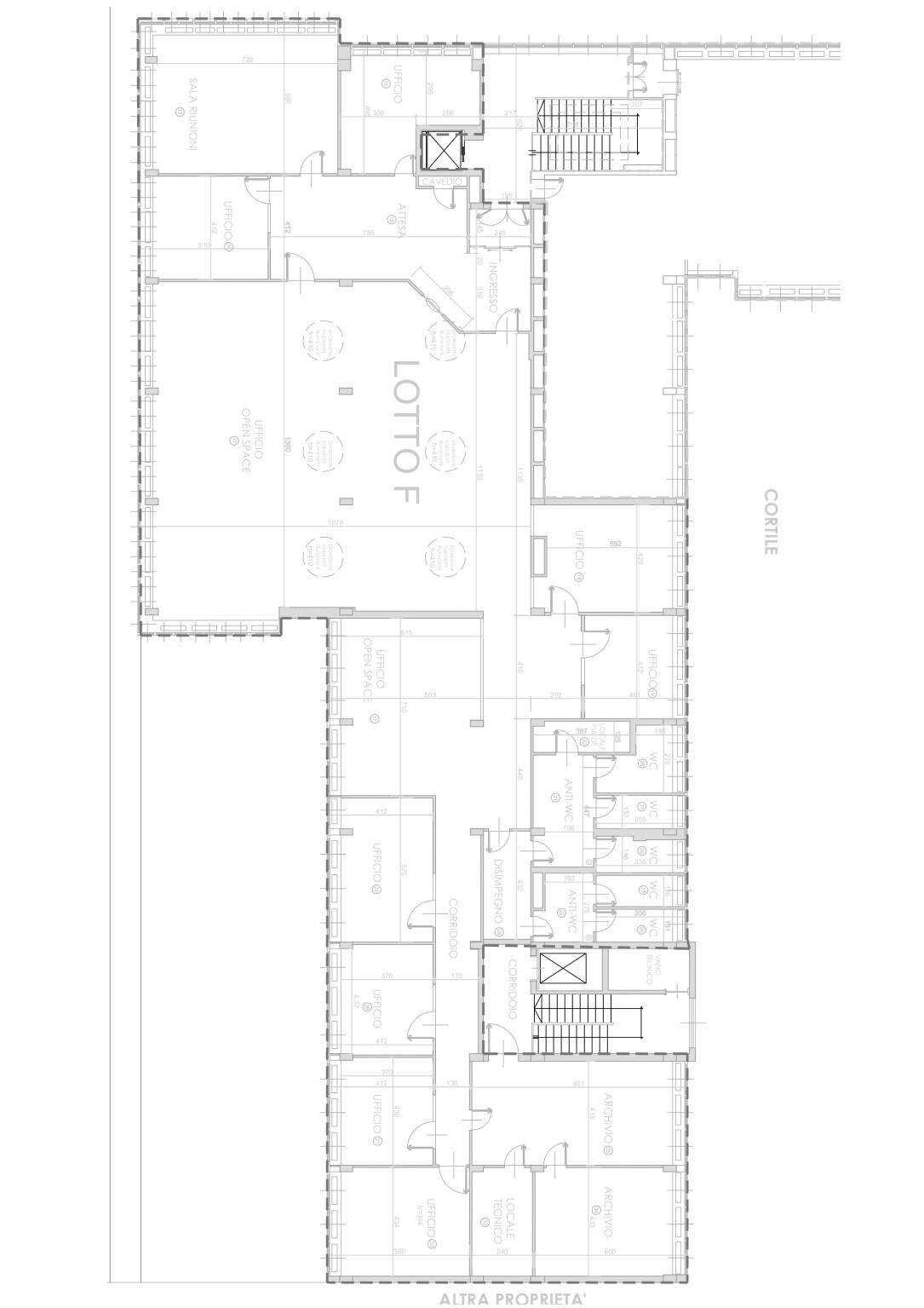 Office corso Roma, 17, Moncalieri - floor plans 1