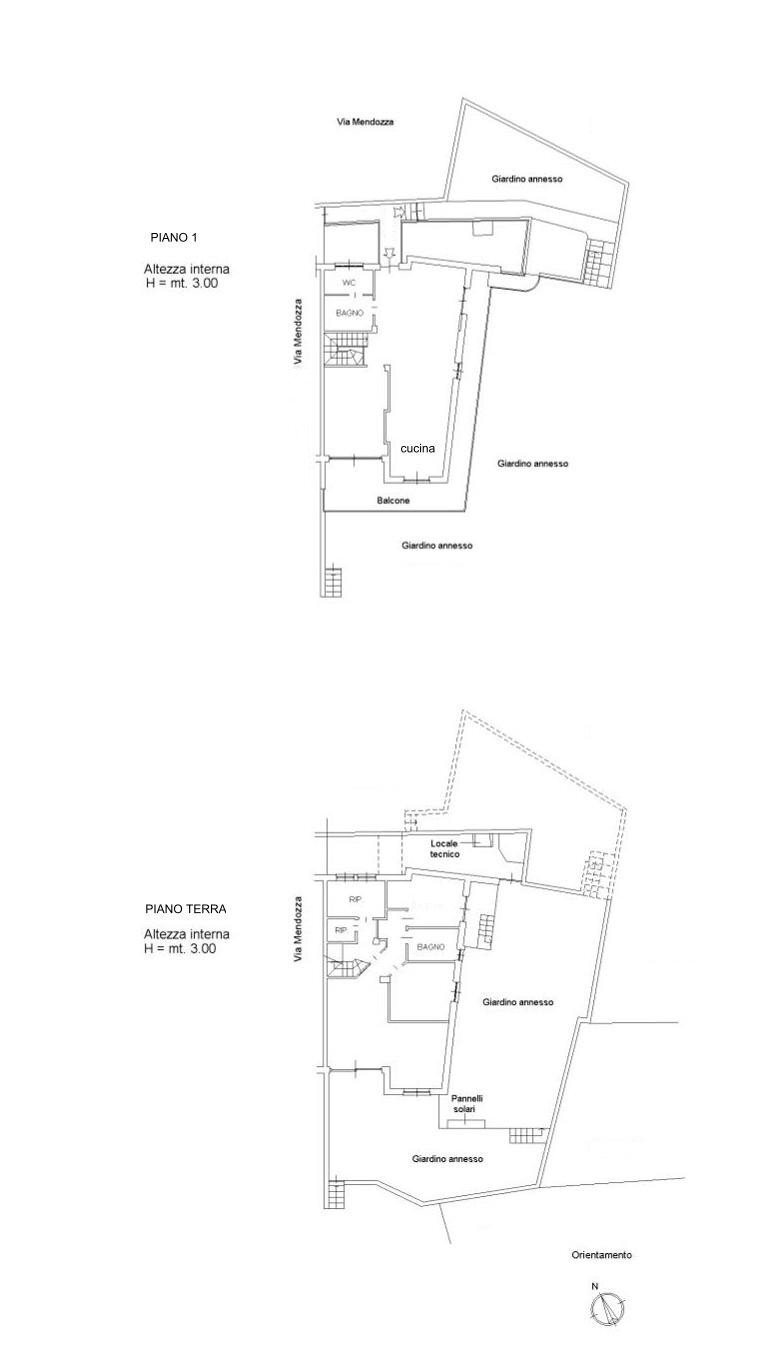 Appartamento via Giuseppe Mendozza, 39, Genova (zona Quarto) - planimetria 1