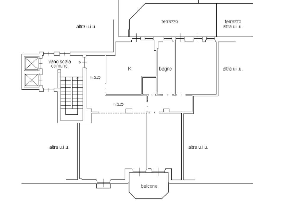 Trilocale Via G. Matteotti, Novate Milanese - planimetria 1