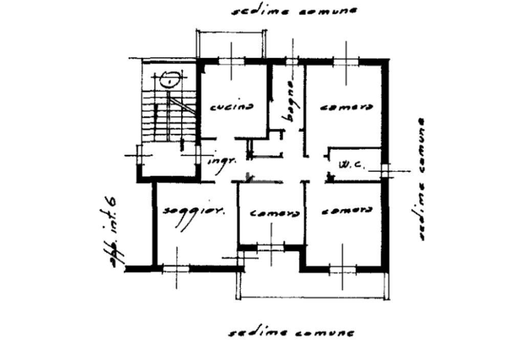 Apartment Via Benedetto Croce, Novi Ligure - floor plans 1