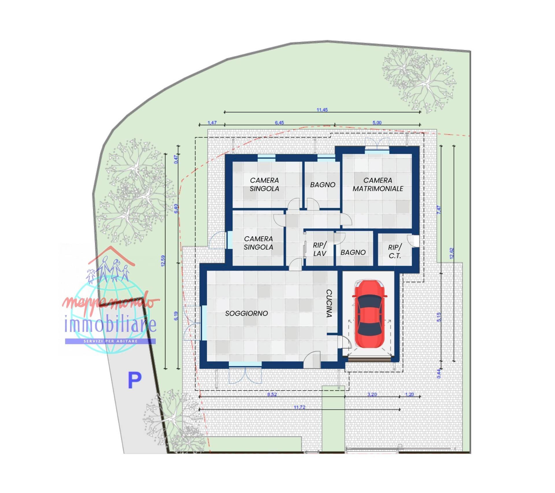 Foto 16 - Villa VIA CURATO
 
snc, Cento - floor plans 1