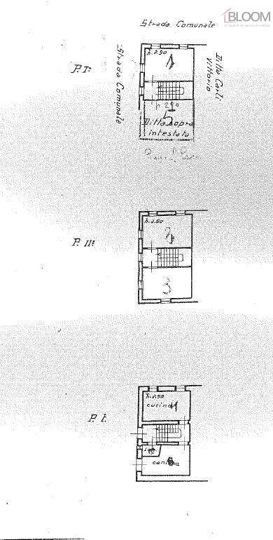 Foto 18 - Semi-detached house Piazza San Rocco
 
2, Valle di Cadore - floor plans 1
