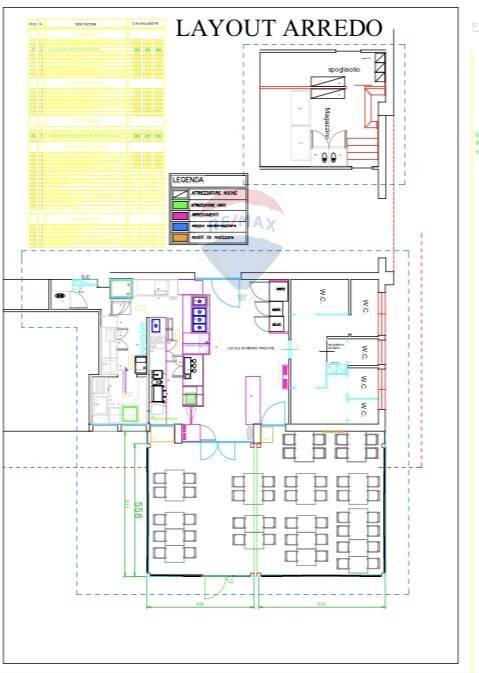 Pianta 2D - Cafeteria - Cold Bar Lastra a Signa - floor plans 1