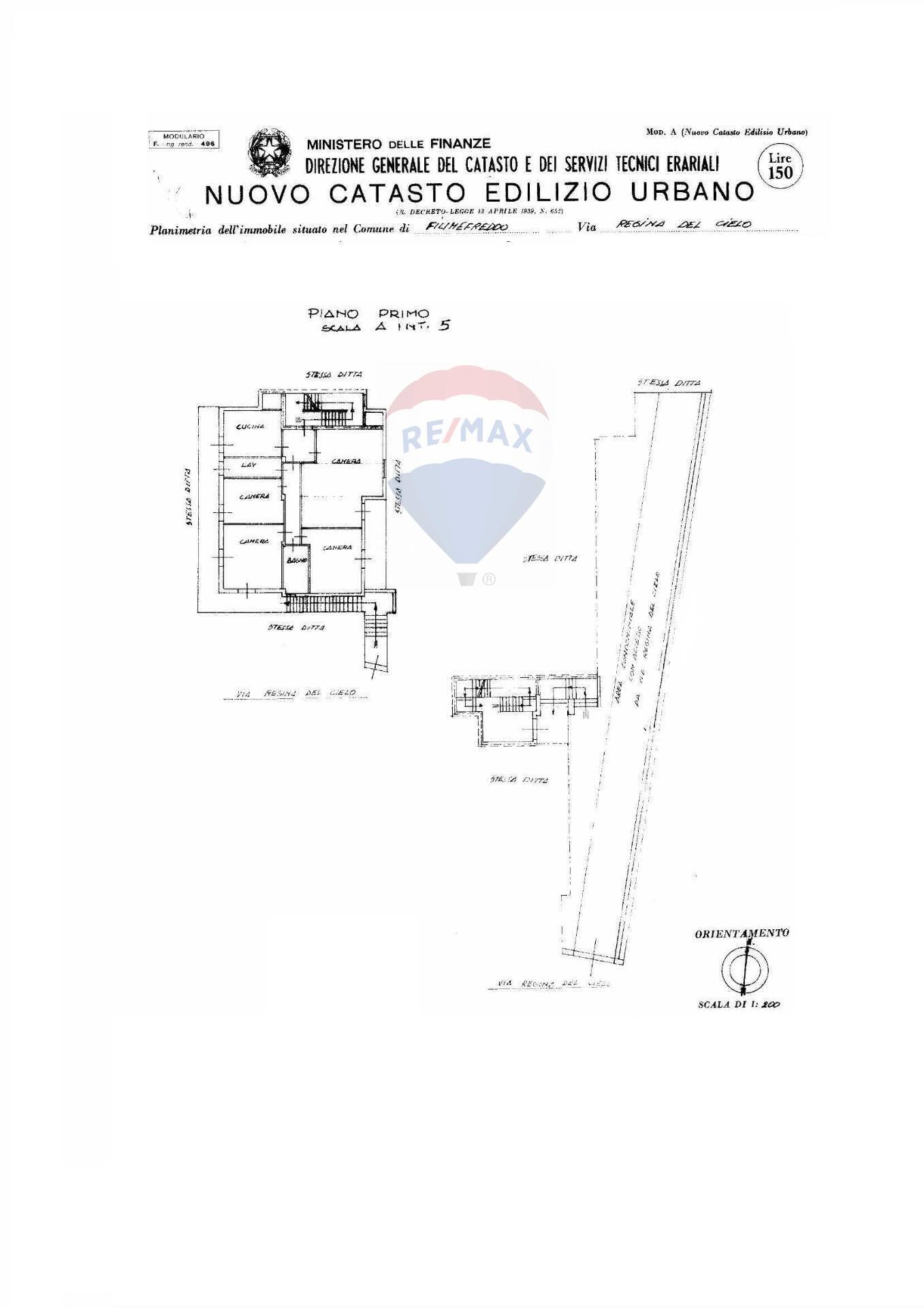 Pianta 2D - Appartamento VIA REGINA DEL CIELO
 
26, Fiumefreddo di Sicilia - planimetria 1