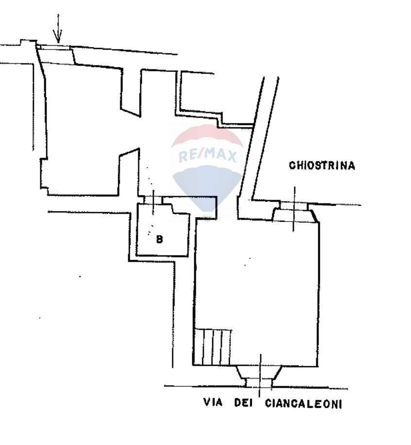 Pianta 2D - Ufficio via urbana
 
90, Roma - planimetria 1
