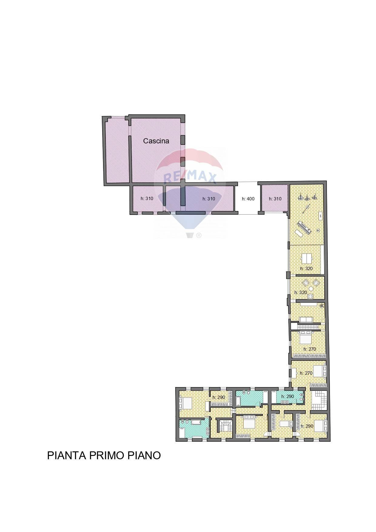 Pianta 2D - Rustico via brambilla
 
2, San Zenone al Po - planimetria 1