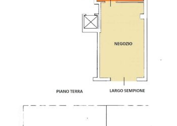 piantina catastale via sempione - Shop largo Sempione, 178, Torino - photo 36