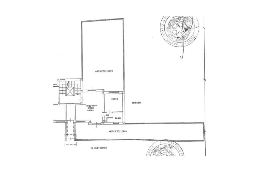 Three-room apartment Viale 17 Febbraio 1848, Pinerolo - floor plans 1