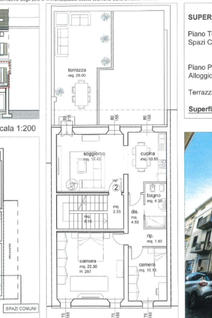 Trilocale Via Carlo Pisacane, Guastalla - planimetria 1