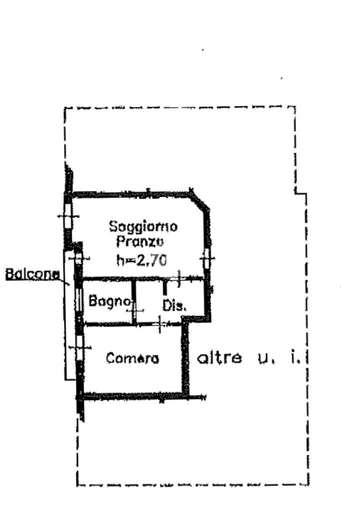 Bilocale Viale Ponchielli, Riccione - planimetria 1
