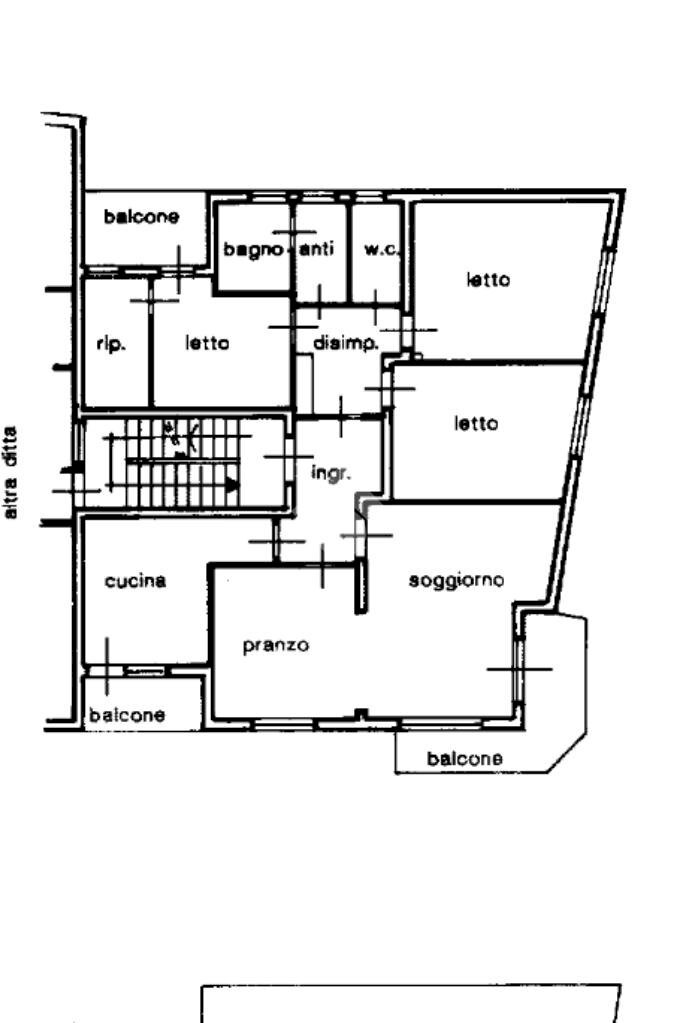 Apartment Via Destra del Porto, Rimini - floor plans 1