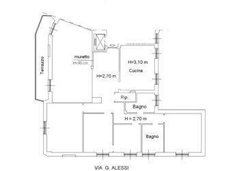 Apartment Via Galeazzo Alessi, Genova (neighborhood Carignano) - photo 36