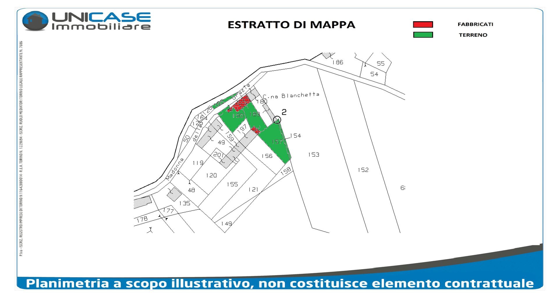 Cascina Via Madonna delle Grazie, 27, Bibiana - planimetria 1