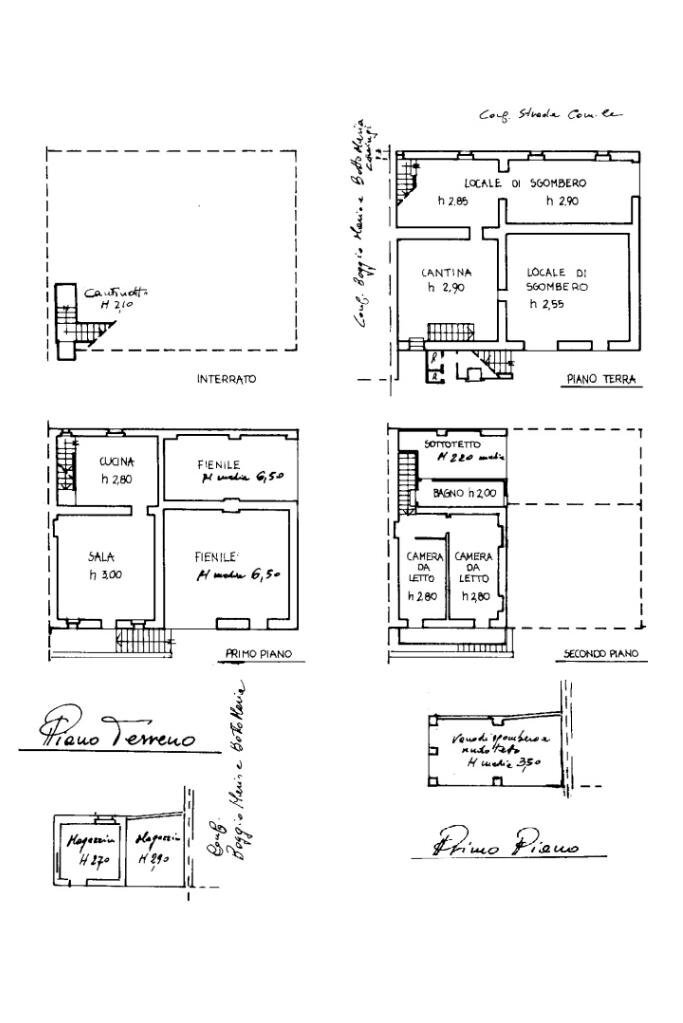 Rustico Via Rolfo, Robella - planimetria 1