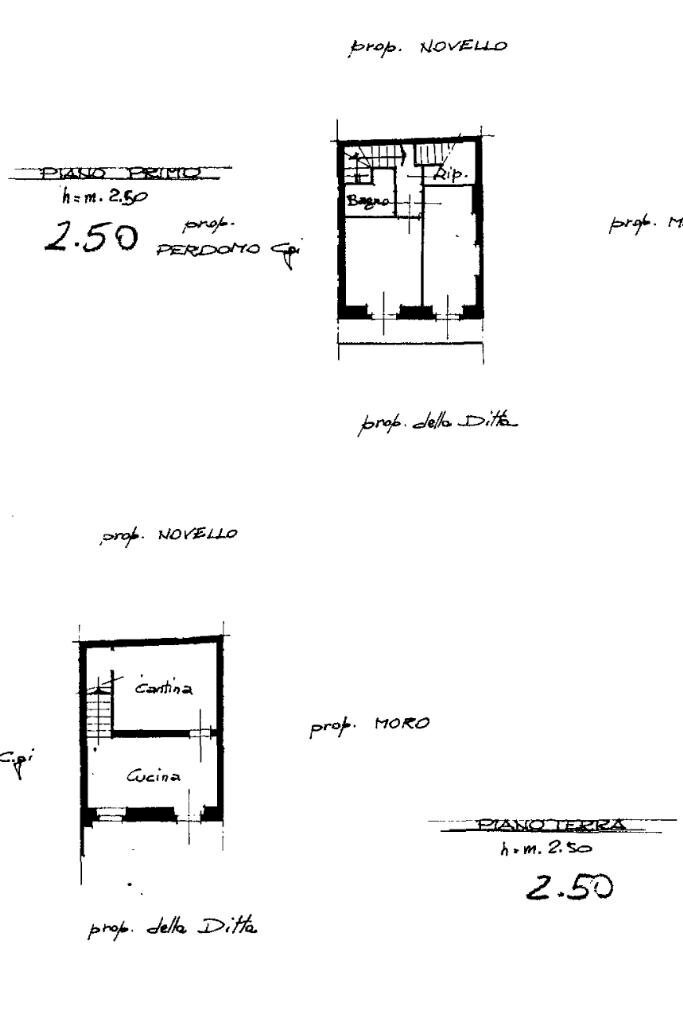 Rustic Piazza Giolitti, Moransengo - floor plans 1