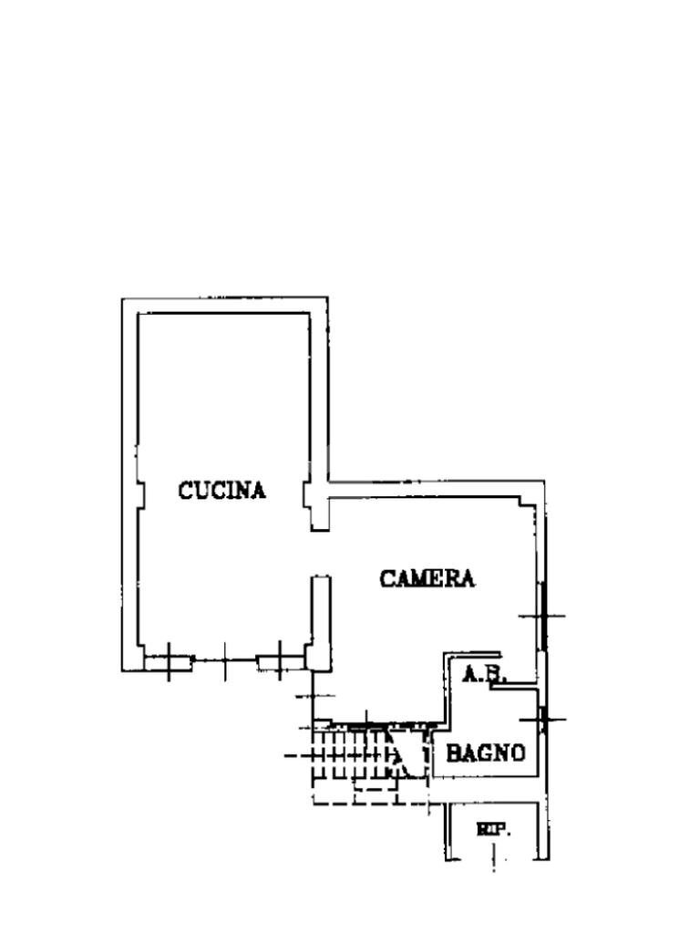 Rustico Via vittorio veneto, Vaprio d'Agogna - planimetria 1