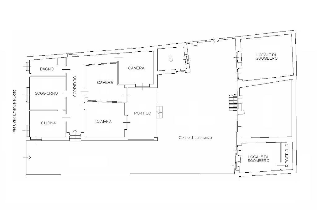 Casa indipendente Via Carlo Emanuele Dotta, Borgo d'Ale - planimetria 1