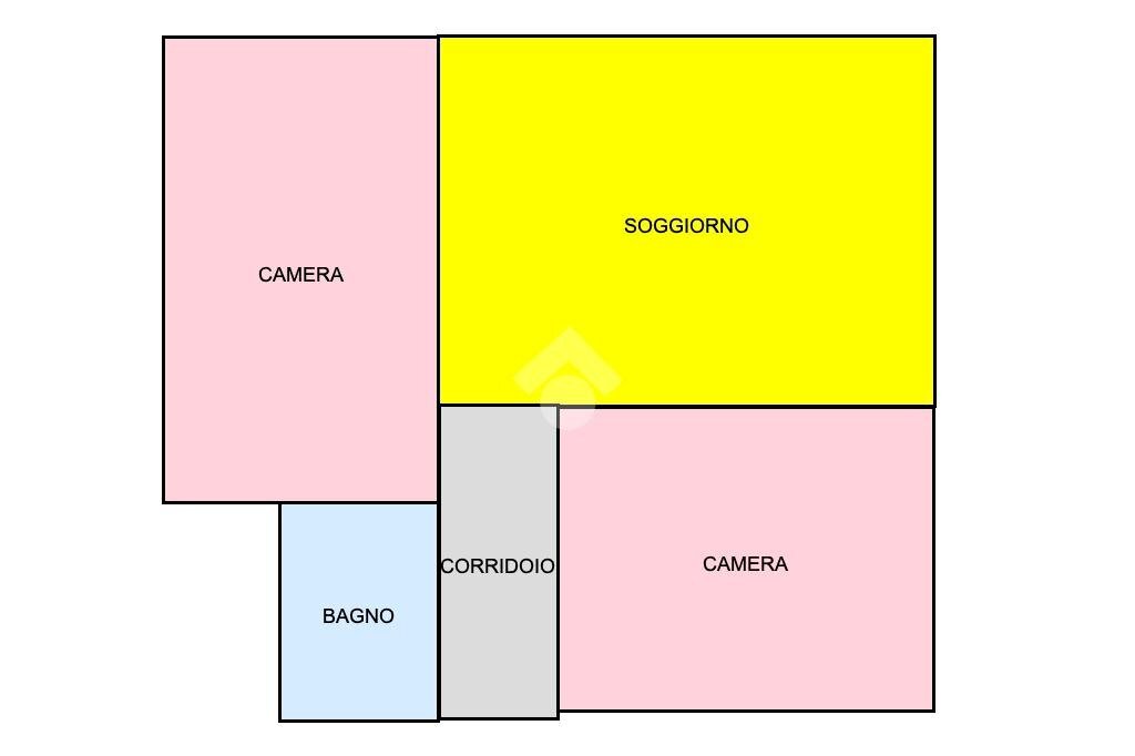 Three-room apartment Via del colle, Sestriere - floor plans 1