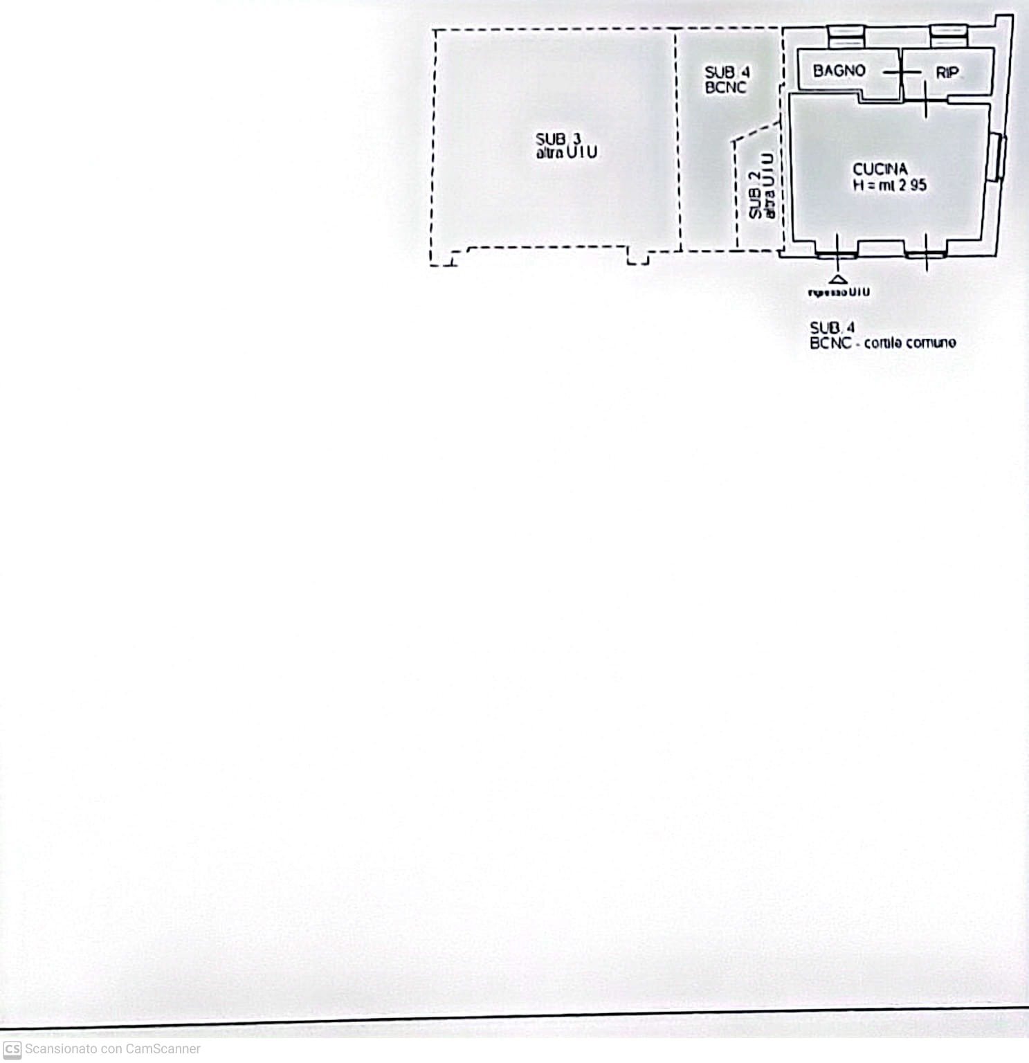 Independent house Via Crocetta, 9, Barge - floor plans 1