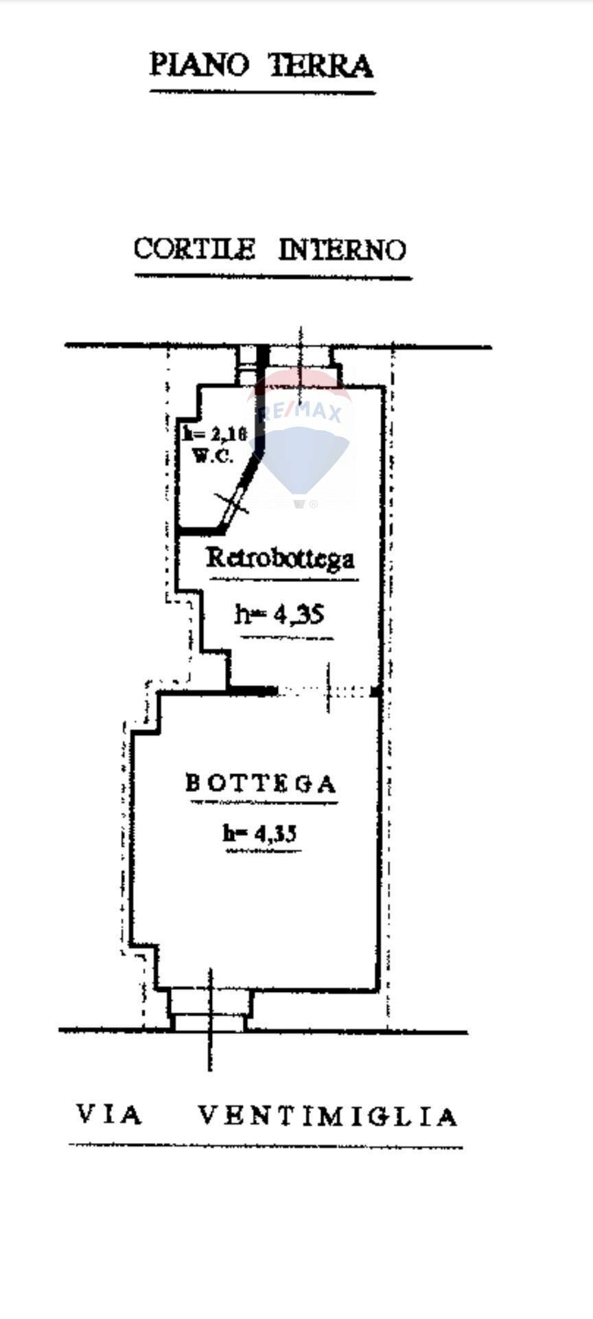 Pianta 2D - Shop Via Monsignore Ventimiglia
 
284, Catania - floor plans 1
